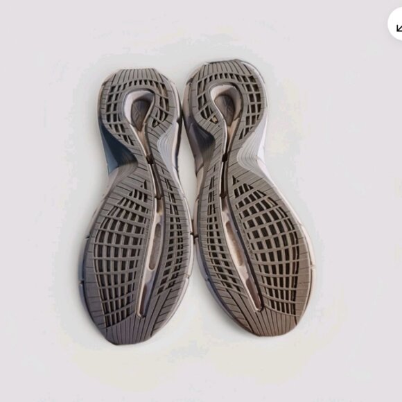 Reebok Zig Kinetica 2 mens sneakers shoes Pure Grey Future Teal Lace Up size 13 - Picture 9 of 10